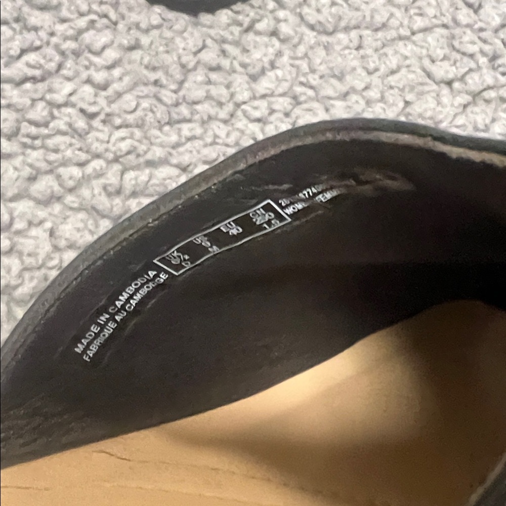 Clarks Women's Black Leather Sense Slide Sandal 9m - Picture 6 of 10